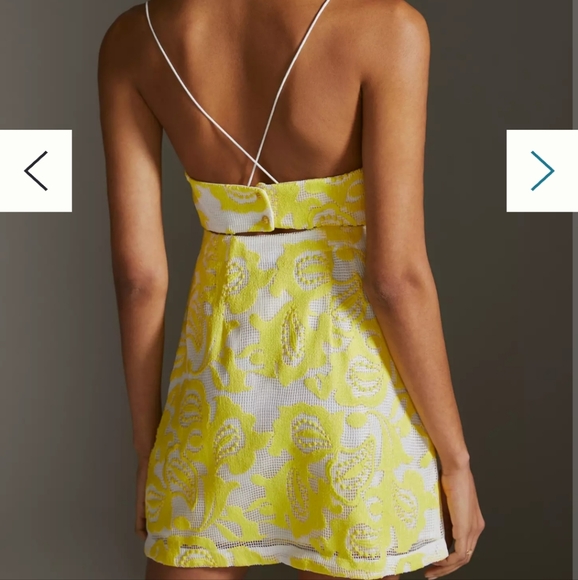 Anthropologie Maeve Strappy Lace Mini Dress - Picture 7 of 16